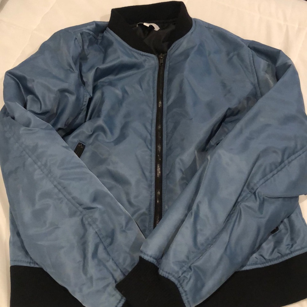 blue bomber jacket- kendell and kylie collection